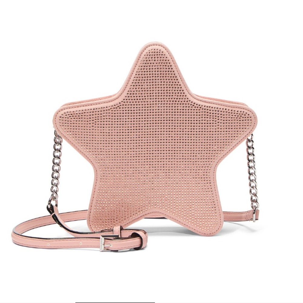 Victoria’s Secret Star Crossbody Bag Rose Gold Rhinestone